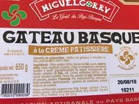 Mängden socker i Gâteau Basque a la Crème Pâtissière