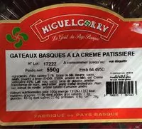 Mängden socker i Gâteau Basque à la Crème Pâtissière