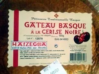 Mängden socker i Gâteau Basque à la cerise noire