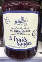 Mängden socker i 3 fruits rouges