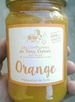 Mängden socker i Preparation d'orange LES CONFITURIERS DU VIEUX CHERRIER