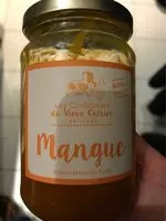 Mängden socker i Preparation de fruit mangue