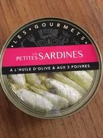 Mängden socker i Les petites sardines à l'huile d'olive et aux 3 poivrez