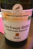 Mängden socker i Cidre brut
