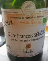 Mängden socker i Cidre François SEHEDIC