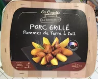Mängden socker i Porc Grillé Pommes de Terre à l'ail