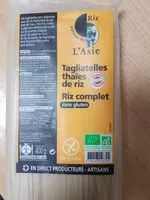 Mängden socker i Tagliatelles thaïes de riz complet