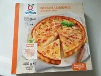 Mängden socker i Quiche lorraine surgelée