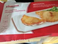 Mängden socker i Crepes jambon fromage