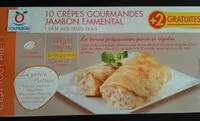 Mängden socker i 10 crêpes gourmandes jambon emmental