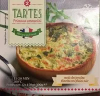 Mängden socker i Tartes poireaux emmental