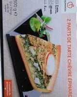 Mängden socker i 2 parts de tarte chèvre épinard