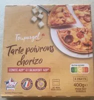 Mängden socker i Tarte poivrons chorizo comté AOP et Beaufort AOP