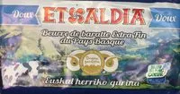Mängden socker i Etxaldia Beurre doux extra fin La plaquette de 250 gr