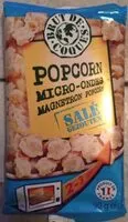 Mängden socker i Maïs à éclater pour micro-ondes salé
