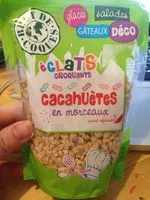 Mängden socker i Eclats croquants cachuetes en morceaux