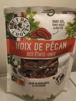 Mängden socker i Noix de pécan