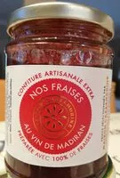 Mängden socker i Confiture artisanale extra : Fraise
