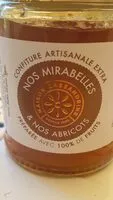 Mängden socker i Confiture artisanale mirabelles abricots
