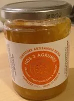 Mängden socker i Confiture « Nos 3 agrumes »