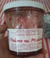 Mängden socker i Confiture artisanale fraises au madiran