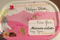 Mängden socker i Creme glacée marrons éclats