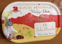 Mängden socker i Glaces artisanales