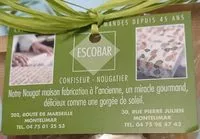 Mängden socker i Nougats