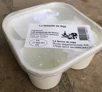 Mängden socker i La faisselle de signy