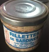 Mängden socker i Rillettes de sardines au whisky de Belle ile