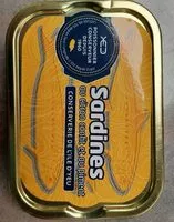 Mängden socker i Sardines citron et piment