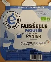 Mängden socker i La faisselle moulée dans son panier