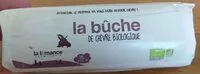 Mängden socker i La bûche , de chèvre biologique