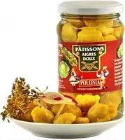 Mängden socker i Agrona pâtissons aigre doux