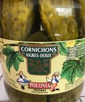 Mängden socker i Cornichons Aigres-Doux