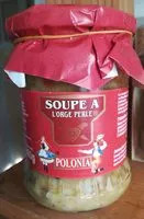 Mängden socker i Soupe à l'orge perlé