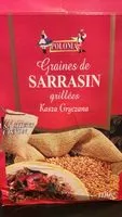 Mängden socker i Graines de sarrasin