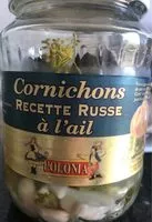 Mängden socker i CORNICHON RECETTE RUSSE A L'AIL