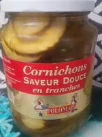 Mängden socker i Cornichons Saveur Douce En Tranches