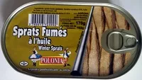 Mängden socker i Sprats fumés à l'huile
