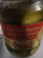 Mängden socker i Cornichon saveur douce