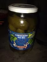 Mängden socker i Cornichons au sel