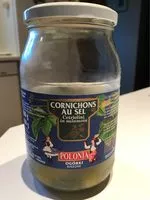 Mängden socker i Cornichons au sel