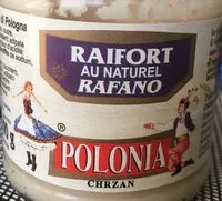Mängden socker i Raifort au naturel