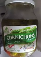 Mängden socker i Cornichons aigre doux polonia