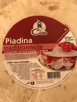 Mängden socker i Piadina