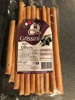 Mängden socker i Grissini aux olives