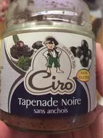 Mängden socker i Tapenade noire sans anchois
