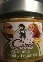 Mängden socker i Bruschetta confit de legumes