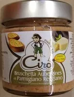 Mängden socker i Bruschetta aubergine et Parmigiano Reggiano